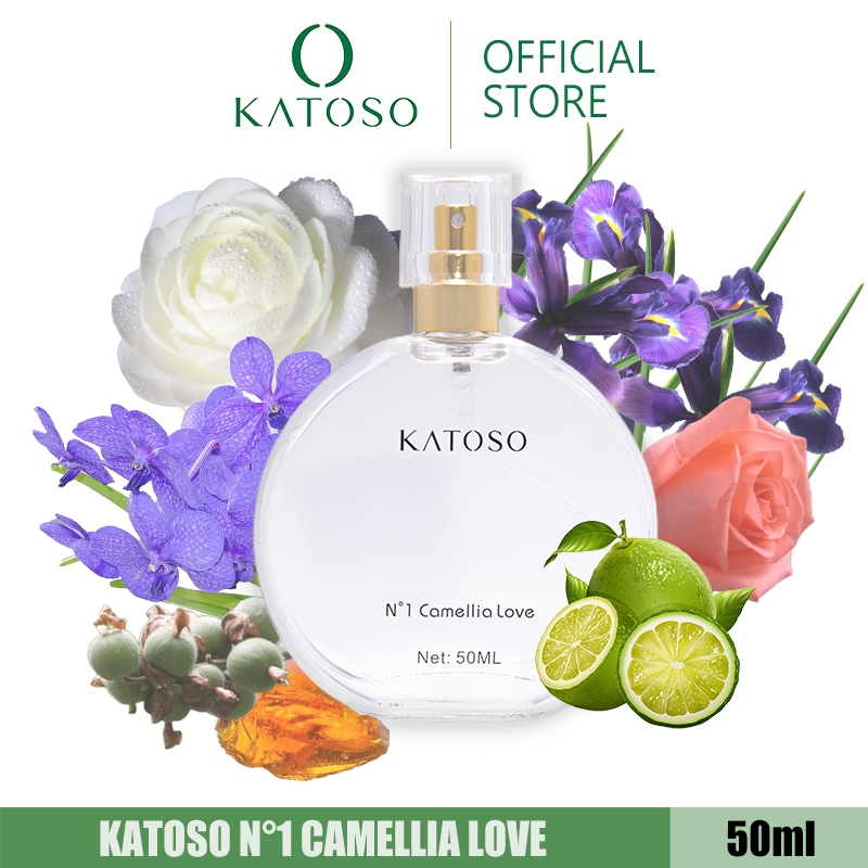 ✨KATOSO PARFUM SERIES | N°1 Camellia Love Parfum Wanita - Floral- 50ML