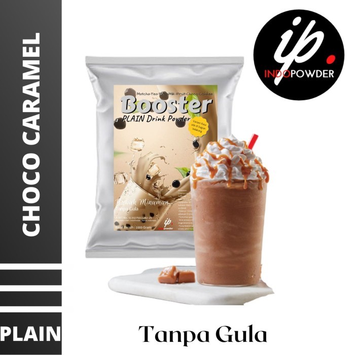 

PLAIN Bubuk Minuman CHOCO CARAMEL 1Kg - Tanpa Gula 1KG