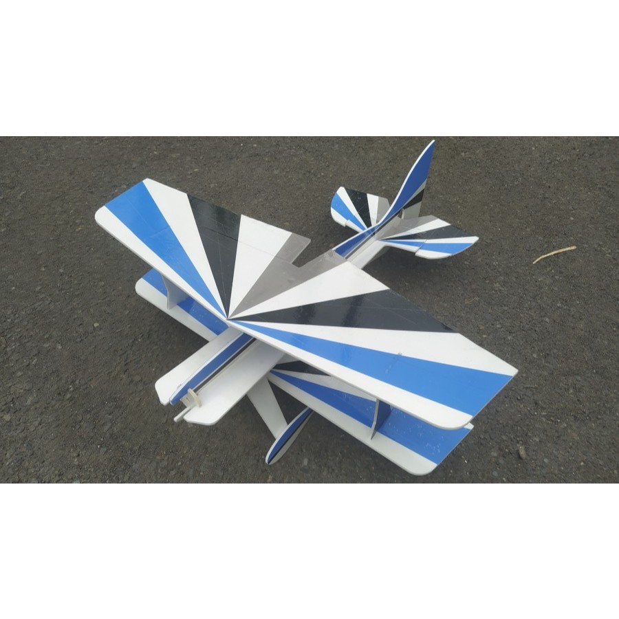 kit pesawat 3D, biplane 3D, Rc Plane 3D Batix kit rc plane CNC Cutting