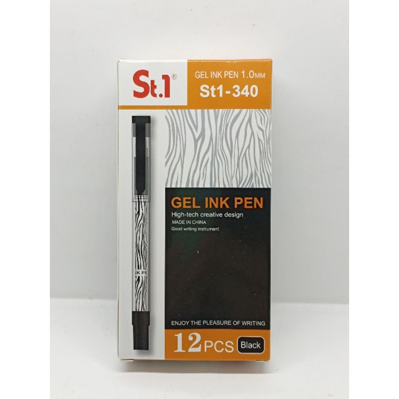 

1 PCS Station 1Gel ink pen 1.0mm St. 1-340 GEL PEN BOLPOIN PULPEN