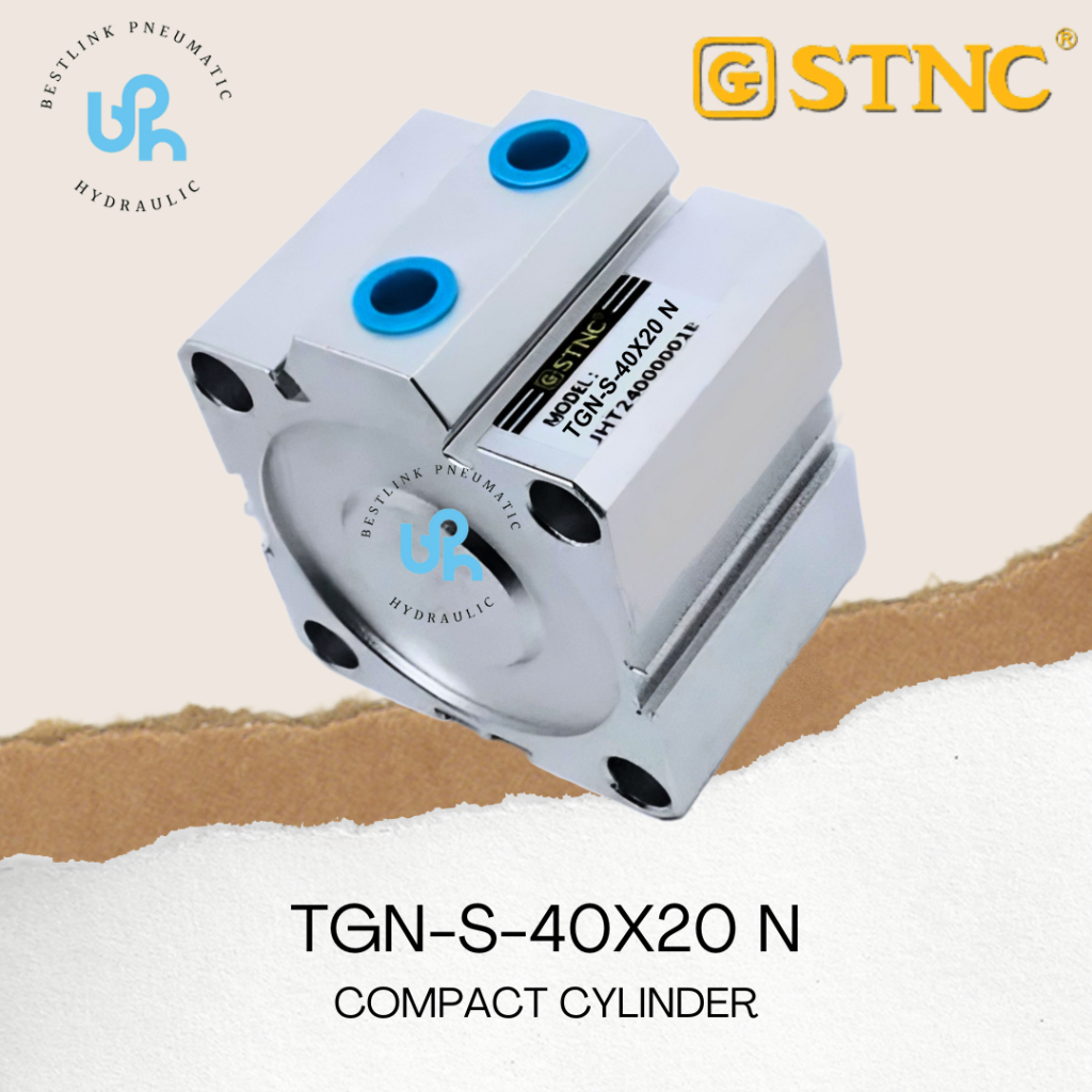 STNC TGN-S-40X20-N TANPA DRAT COMPACT CYLINDER MODEL SDA / TGN S 40X20 N / TGN-S-40X20 N