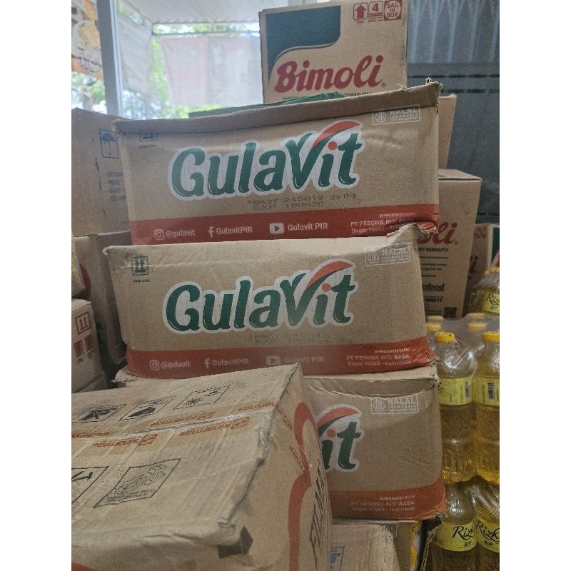 

GULAVIT Gula Pasir kemasan 1kg Putih per dus isi 20