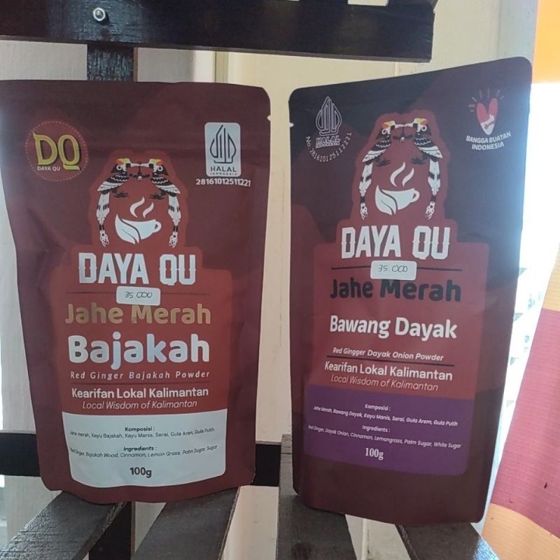 

Daya Qu Jahe Merah Bawang Dayak