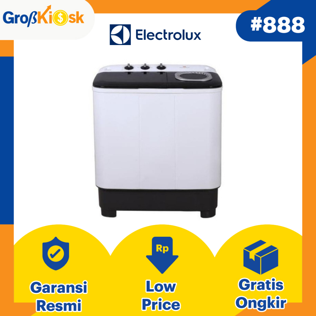 MESIN CUCI 2 TABUNG ELECTROLUX 12 KG TWIN TUB EWS-13262WA / EWS13262WA / EWS 13262 WA