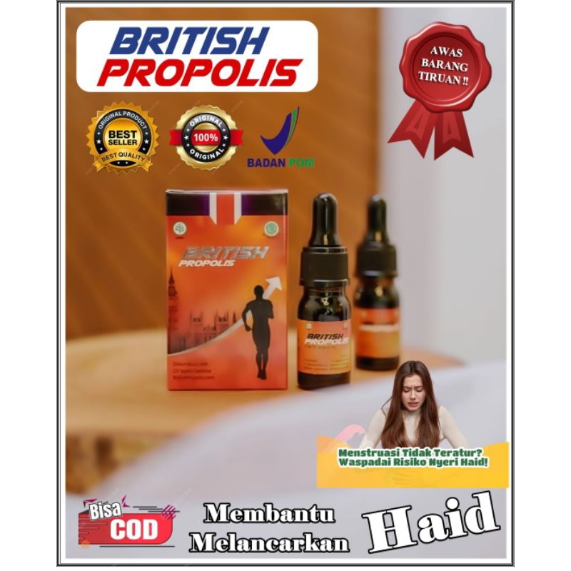 BRITISH PROPOLIS UNTUK MENGATASI KISTA , MEMPERLANCAR HAID