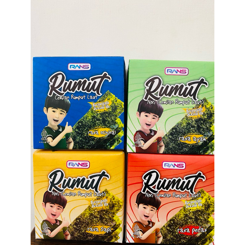 

RUMUT ORIGINAL/AYAM/SAPI/PEDAS 1 BOX ISI 12