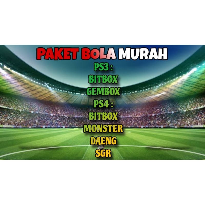 [PS3 & PS4 HEN] PAKET GAME BOLA MURAH SUMMER 24/25
