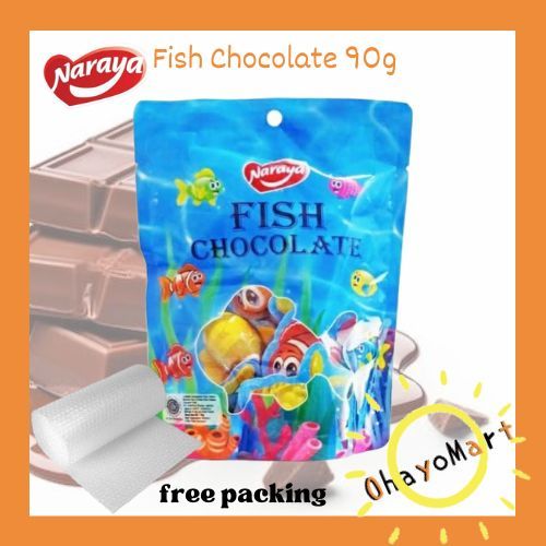 

Naraya Fish Chocolate mini / Cokelat Bentuk ikan / Choco Fish 90grm