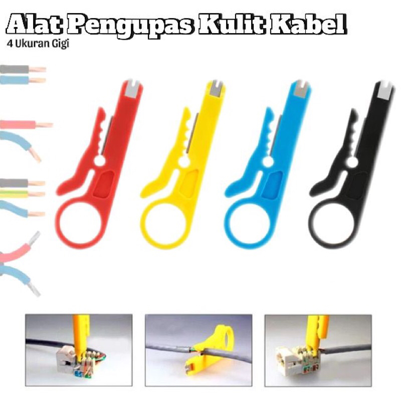 Alat Pengupas Kulit Kabel Kupas / Tang Rotary Wire Stripper Stripping / Tang Cutter Pengupas Kulit K