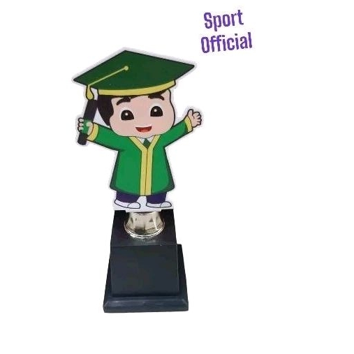 Piala Wisuda Akrelik / Trophy Wisuda / Trophy Wisuda Akrelik Putih
