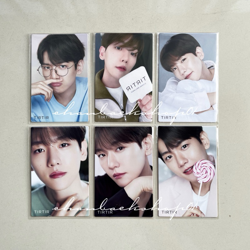BAEKHYUN TIRTIR OFFICIAL PHOTOCARD