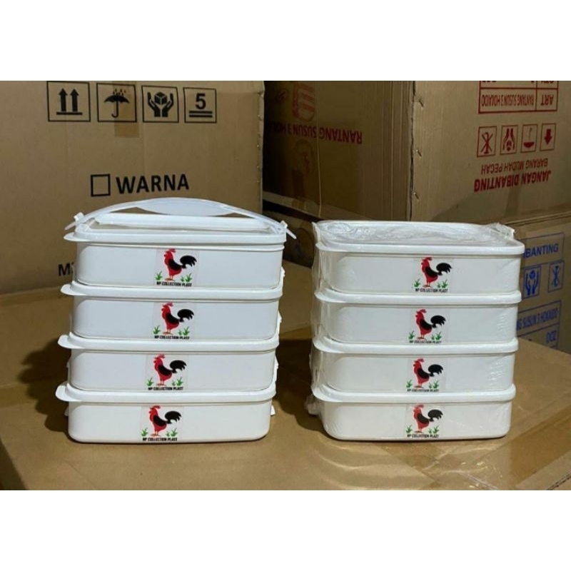 Rantang Ayam 4 Susun Tebal Cocok untuk bekal