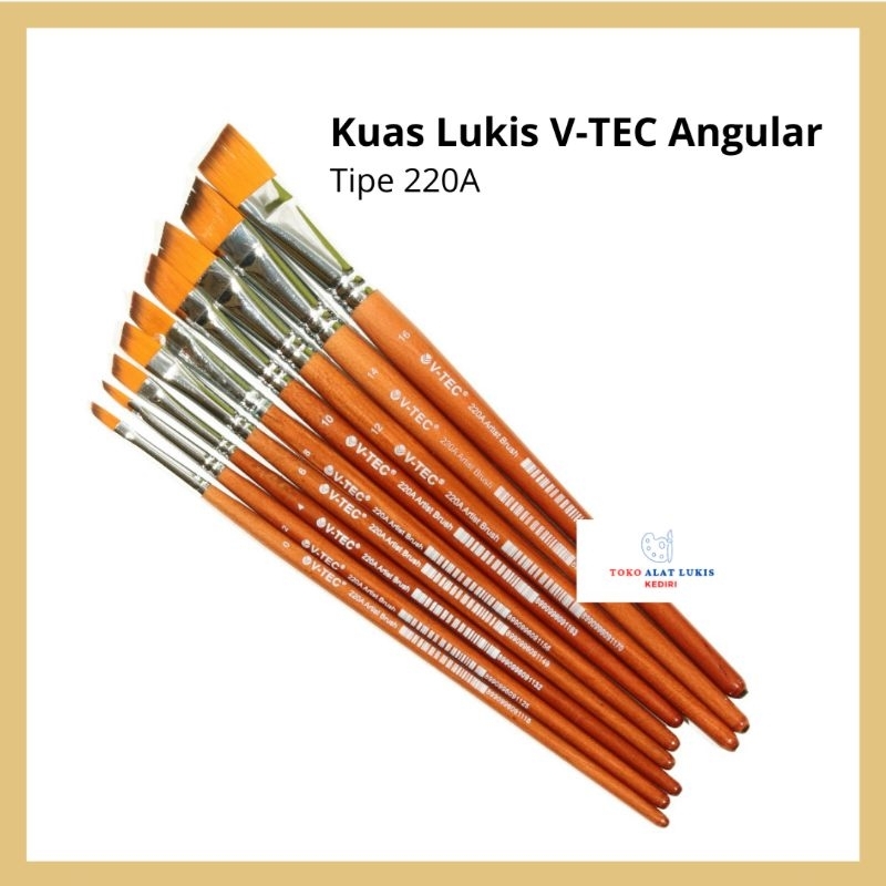 

KUAS LUKIS V-TEC ANGULAR 220A