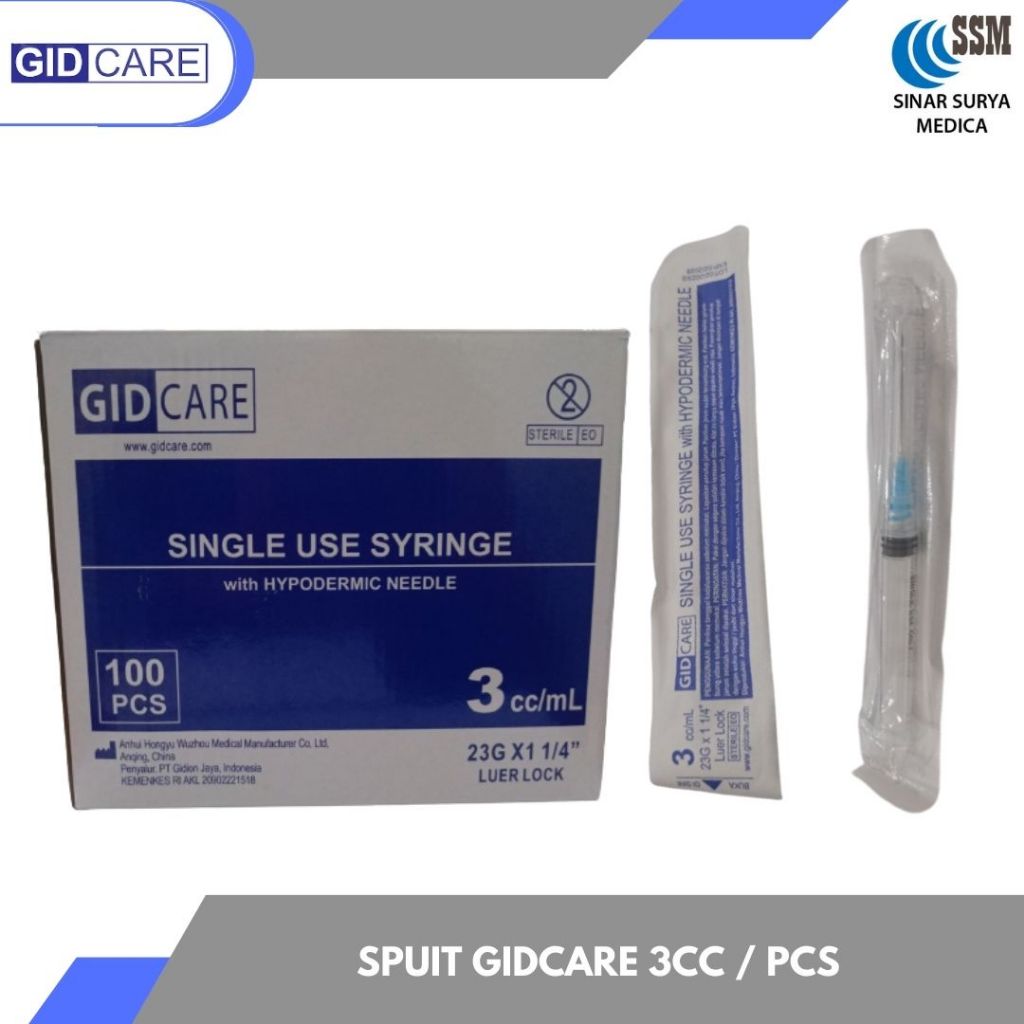 SPUIT GIDCARE 3CC "PCS"