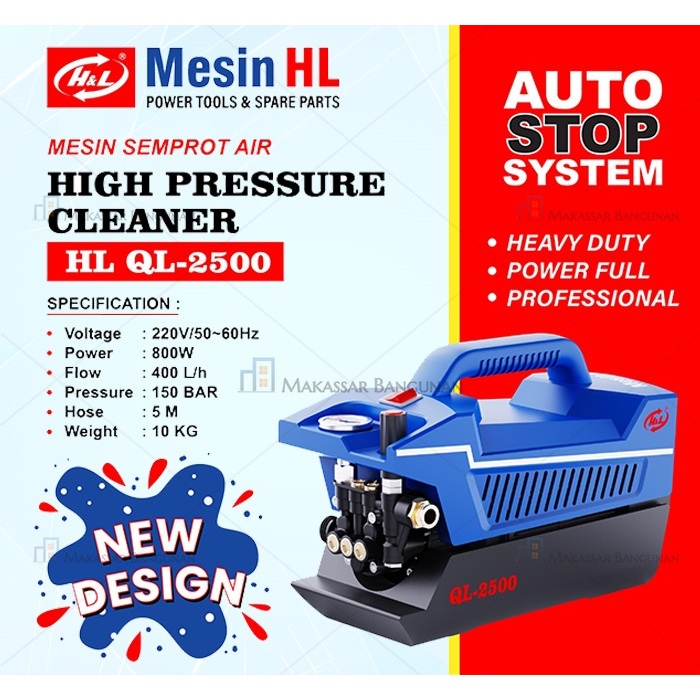 Mesin Steam Cuci Mobil Motor H&L QL 2500 Mesin Steam HnL