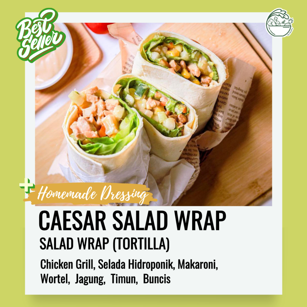 

Caesar Salad Wrap - Go Healthy Food