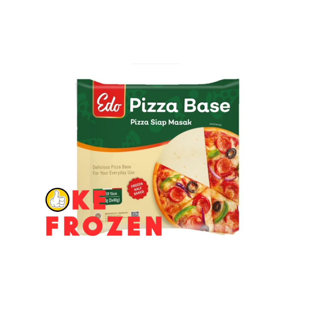 

EDO PIZZA BASE 120GR ISI 3 / ROTI PIZZA SIAP MASAK