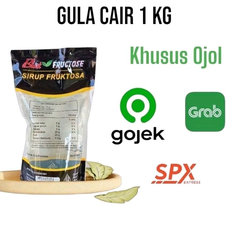 

Gula Cair / Premium Fructose/ Gula Singkong cair 1kg (khusus ojol)