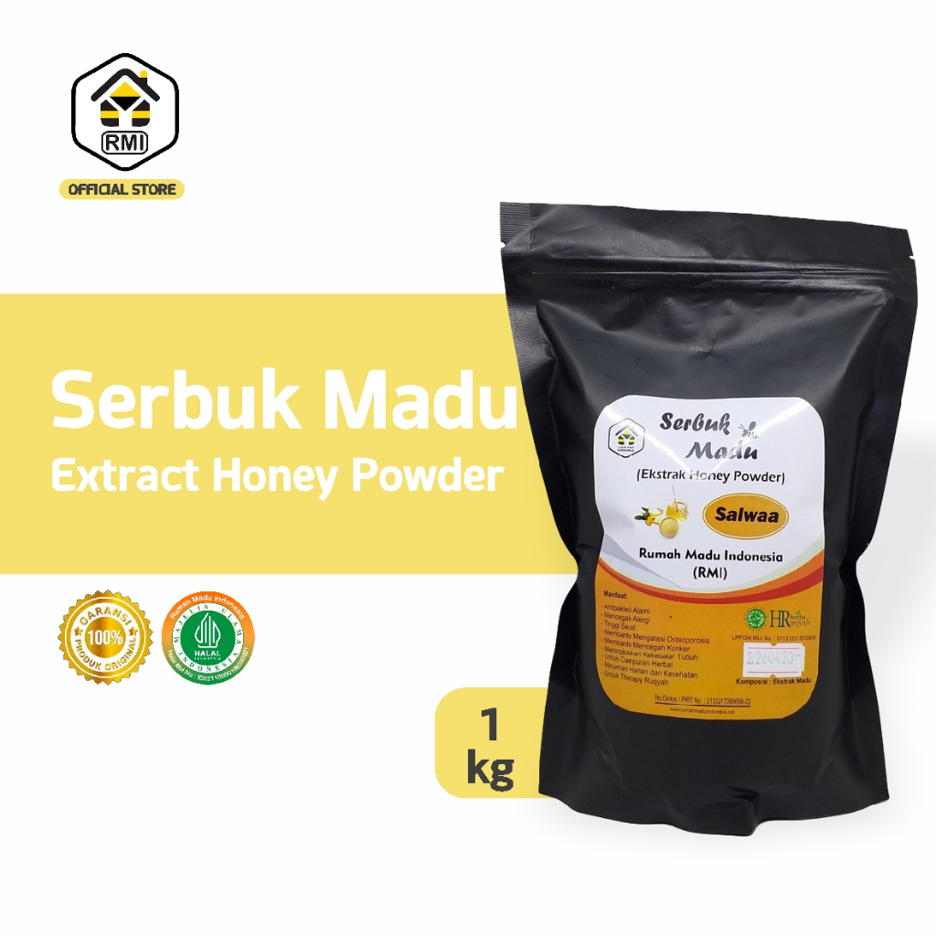 

Ekstrak Serbuk Madu Salwaa 1kg - Madu Bubuk Original 100% Madu Murni Tanpa Campuran Apapun