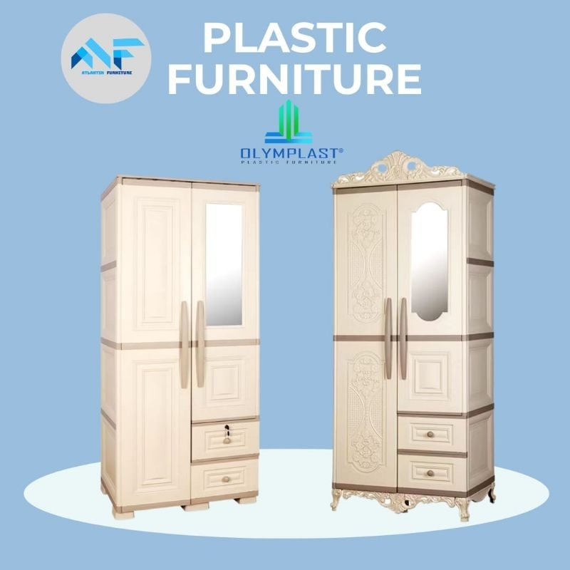Lemari Pakaian 2 Pintu Lemari Olymplast Classic Lemari Plastik Olymplast Terlaris Cirebon Indramayu 