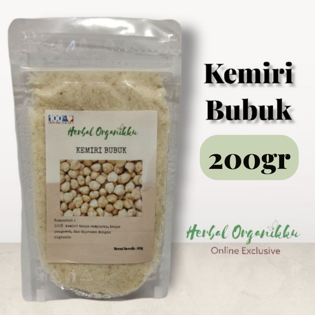 

Kemiri Bubuk / Utuh Murni 100 & 200gr | Candlenut Powder
