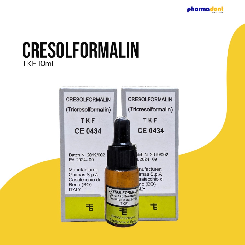 Pharmadent - Dental TKF Cresolformalin Ghimas Italy 10ml Tricresolformalina