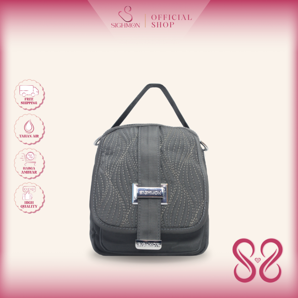 SIGHMON - Elyana Bag - Tas Ransel Sling Bag Shoulder Bag Import Wanita Premium Waterproof