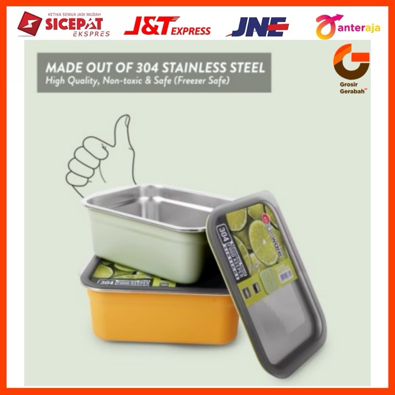 Elianware stainless Steel food keeper airtight 304 all size