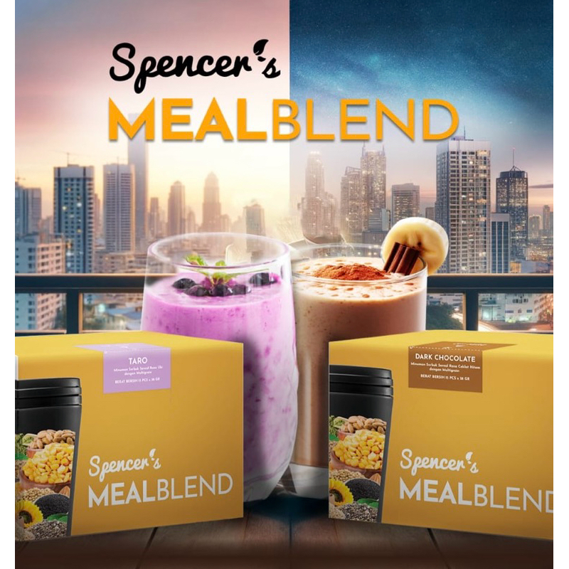 

Multigrain Spencers MealBlend Original | Penganti Makanan Sehat | Isi 30 Sachet | Tinggi Protein dan Serat | Spencer’s Meal Blend Official