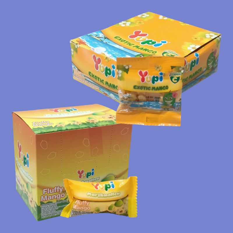 

Yupi Fluffy Exotic Mango Permen Marsmallow [1 box]