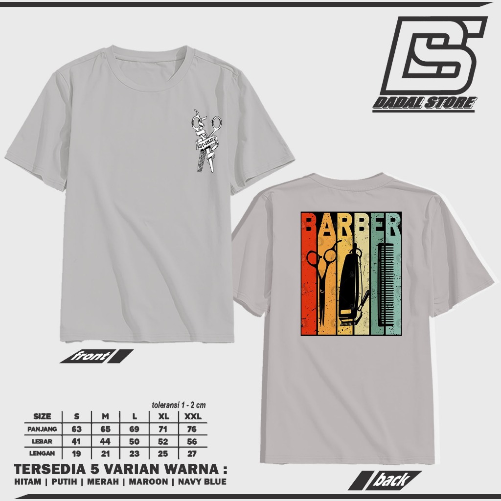 Kaos BARBERSHOP SPECIAL EDITION V2 KEREN BARBER Baju By Distro dadalstore_