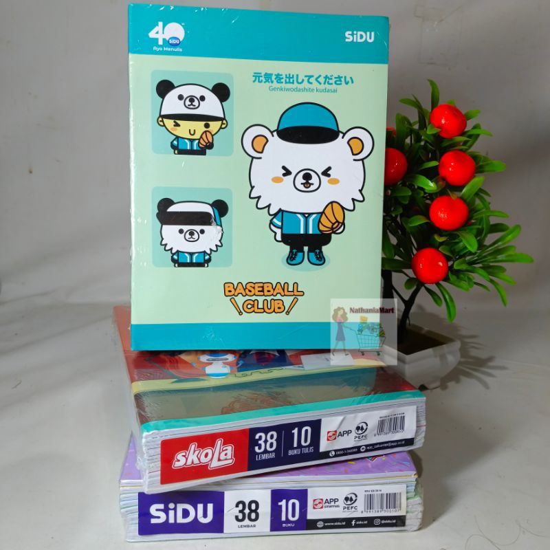

Buku Tulis SiDU 38 Lembar isi 10 Buku / Skola by Sidu 38 Lembar
