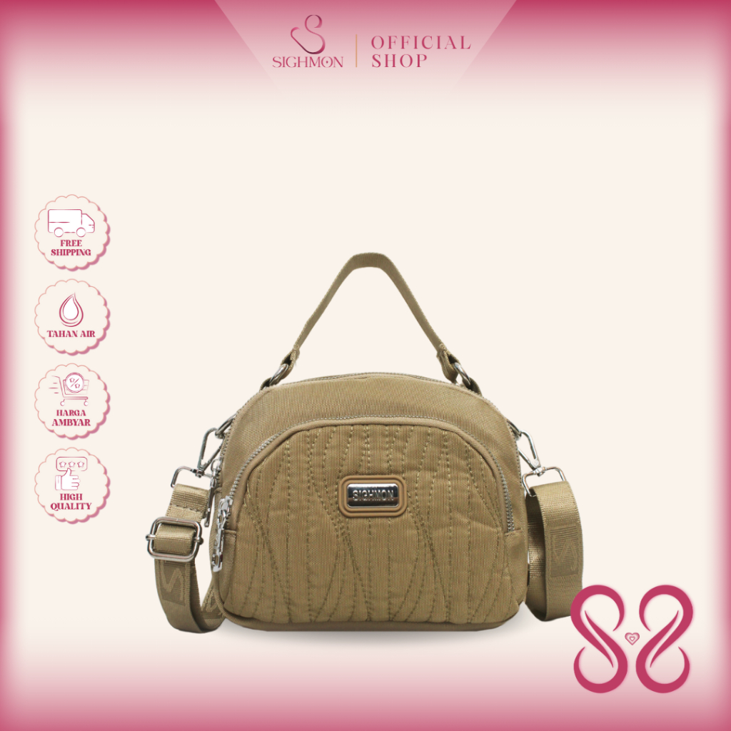 SIGHMON - Morgan Bag - Tas Selempang SlingBag Shoulder Bag Wanita Import Premium Waterproof