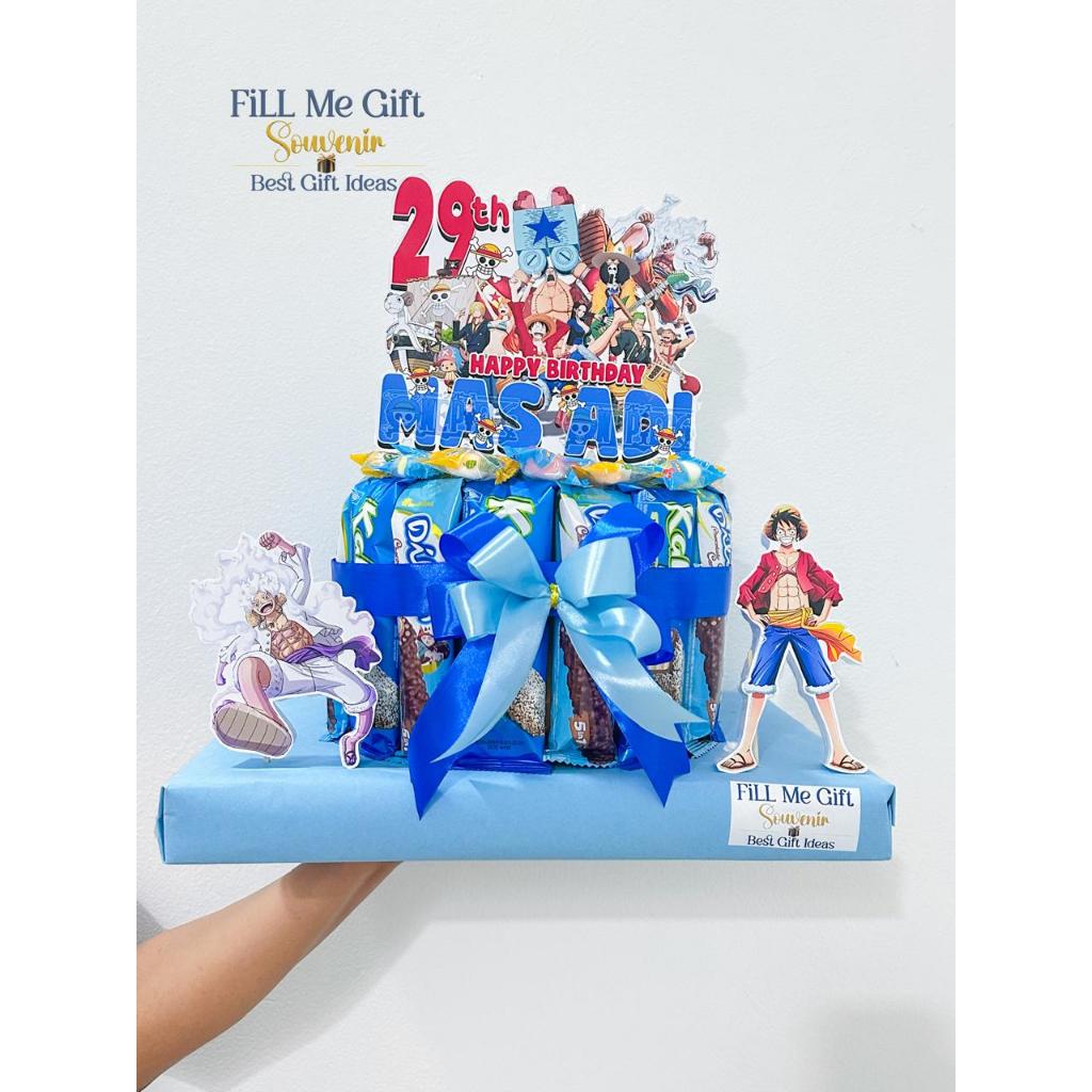 BJ - Snack Tart Ulang Tahun / Birthday Gift Snack Tower One Piece