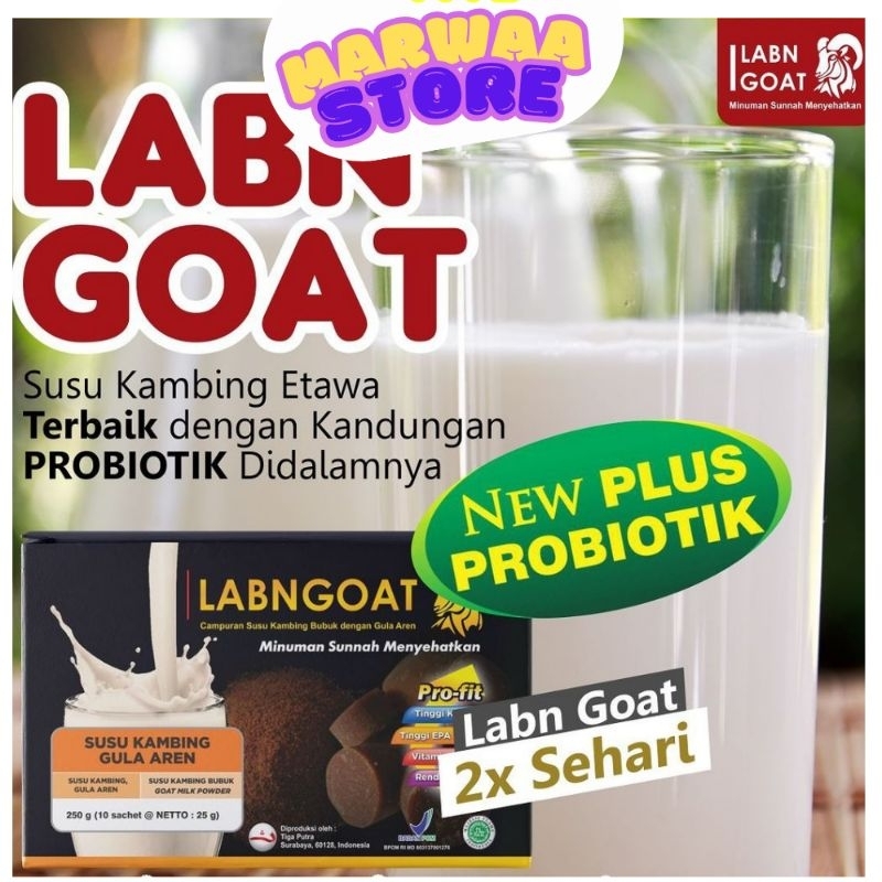 

Susu Kambing LABN GOAT LABN GOAT GULA AREN susu kambing etawa bubuk kualitas premium yang dipadukan dengan gula aren terbaik