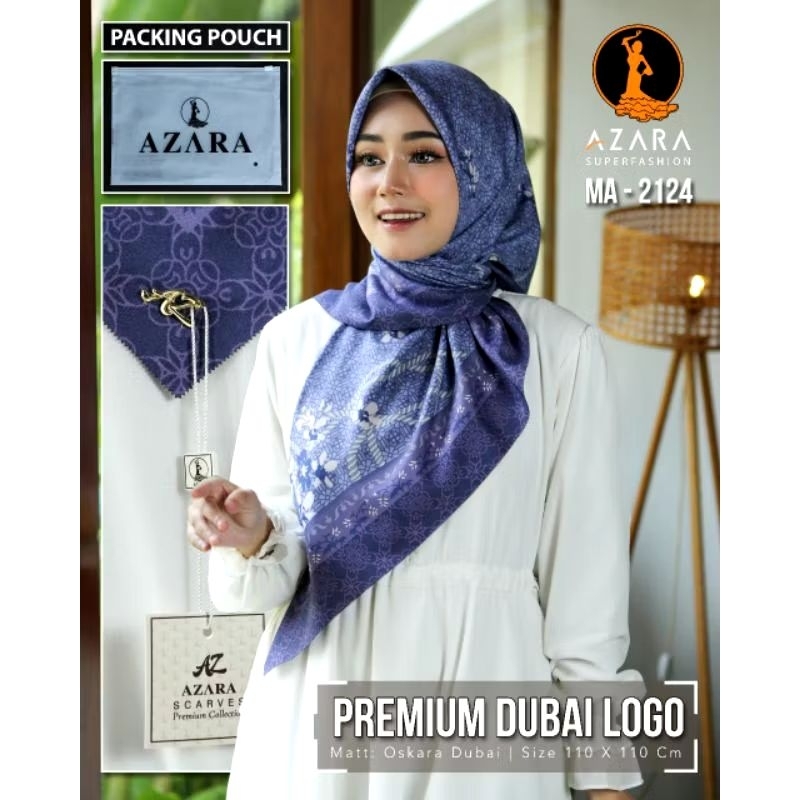 hijab segi empat voal azahra logo metal packing pouch | hijab segi empat motif | jilbab motif | hija