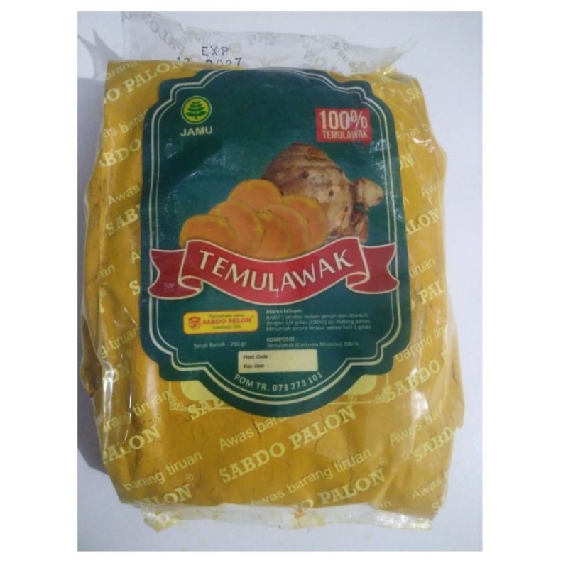 

Serbuk Temulawak Sabdo Palon asli kemasan 250gram
