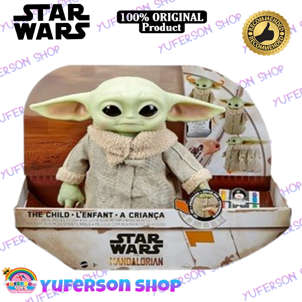 MATTEL Starwars / Star Wars Baby Yoda the child Mandalorian Grogu RC 12-inch Real Movess Soft Body D