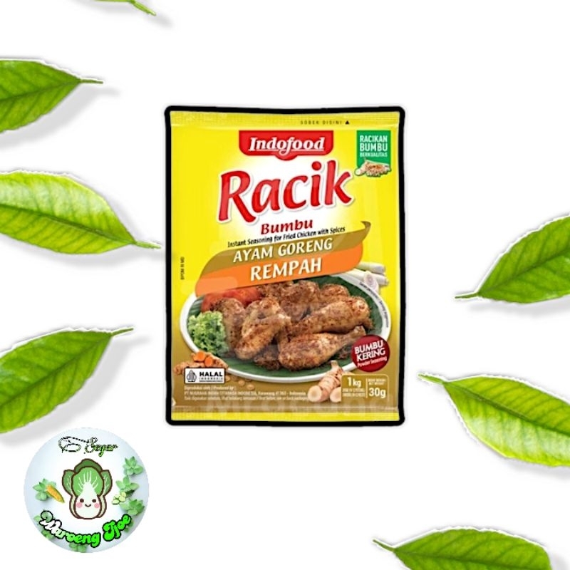 

Bumbu Racik Ayam goreng rempah