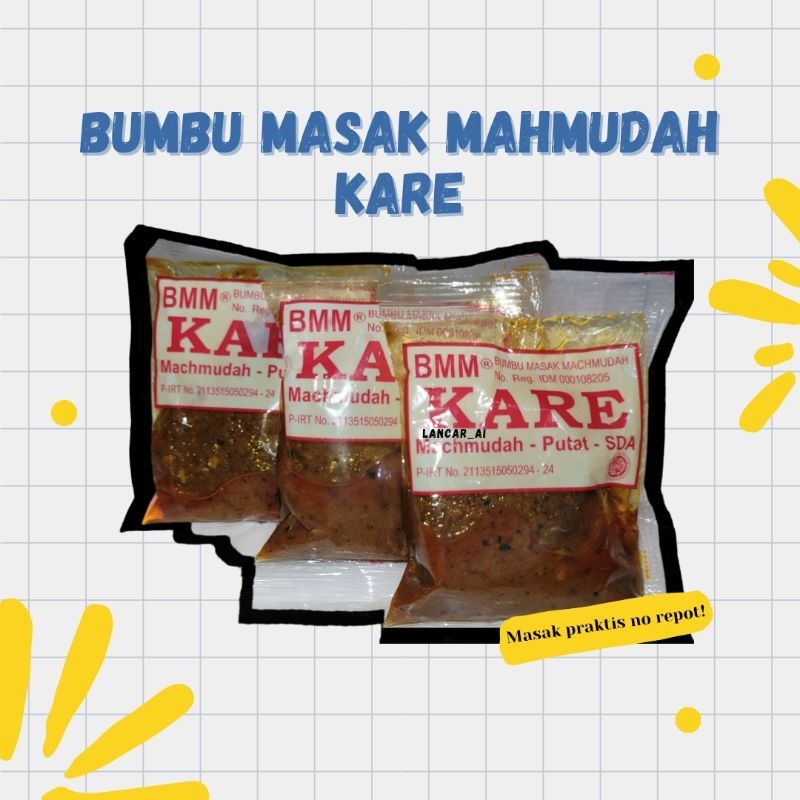 

Bumbu Masak Mahmudah / Bumbu Instan / BMM Kare