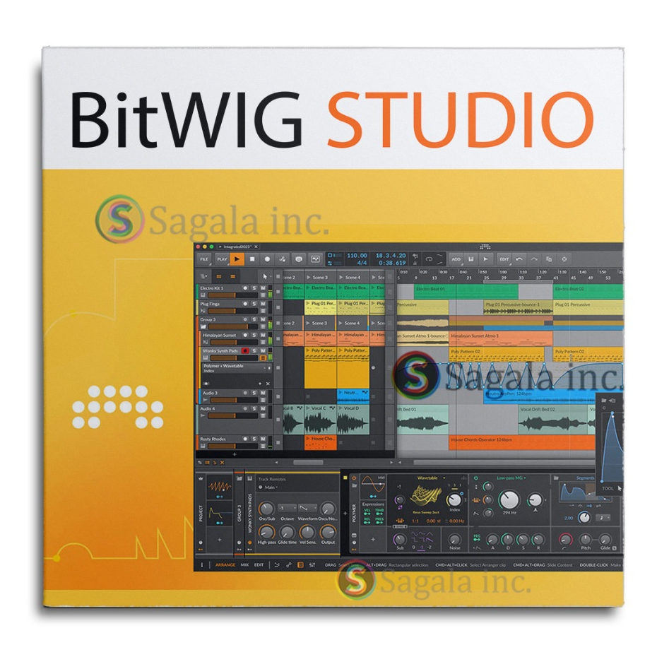 BITWIG STUDIO - WINDOWS MAC - MUSIK SOUND AUDIO CREATOR