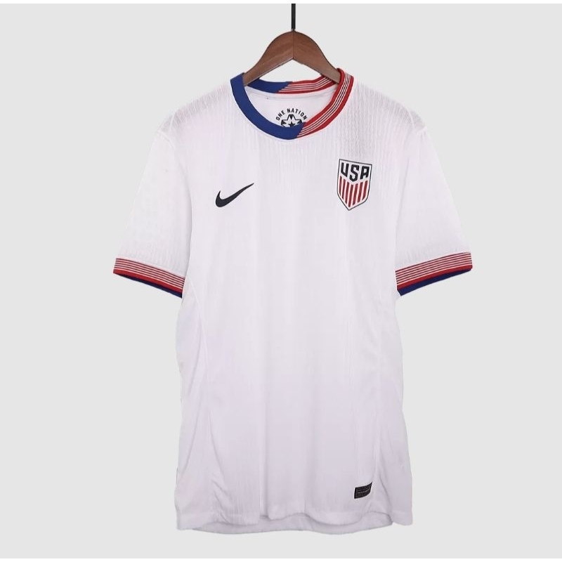 jersey bola pi usa amerika home player issue