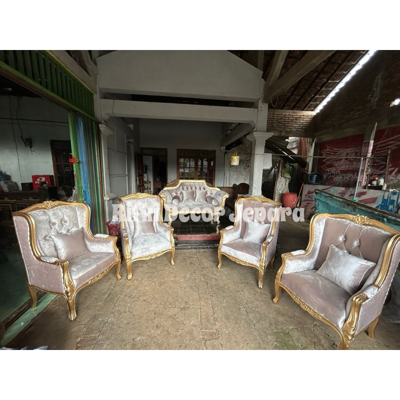 sofa pelaminan kapsul / set pelaminan kapsul / sofa pengantin pelaminan
