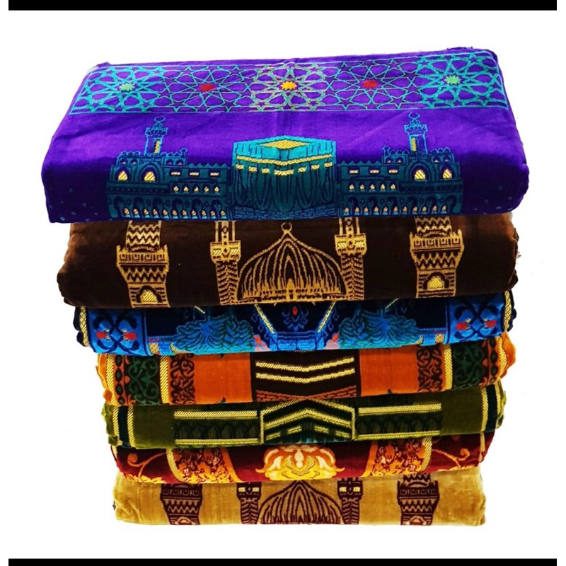 SAJADAH ALIF BUSA TEBAL RESLETING + TAS | TERLARIS