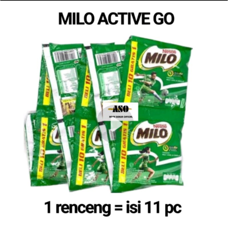 

Milo active go 22gr perenceng isi 11