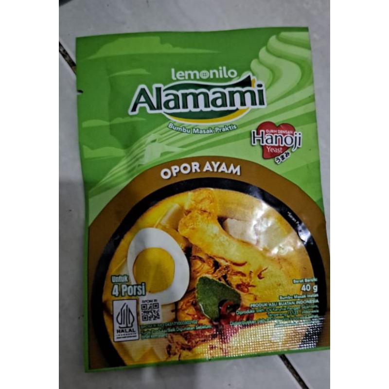 

Lemonilo Alamami Opor Ayam 40gr