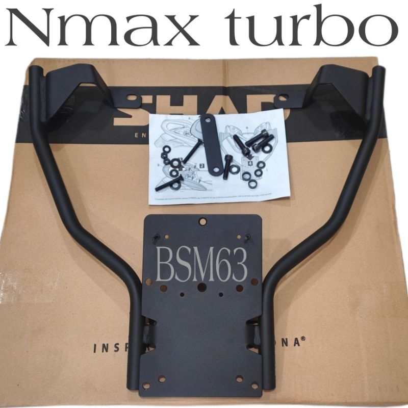 Breket Bracket Box Shad Nmax neo turbo / Dudukan Box Nmax Turbo Shad Original