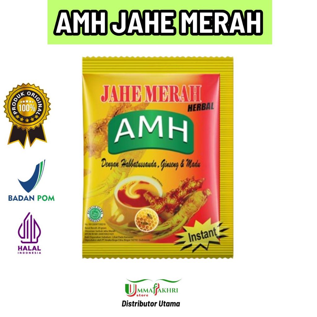 

JAHE AMH Jahe merah super AMH minuman tradisional instan