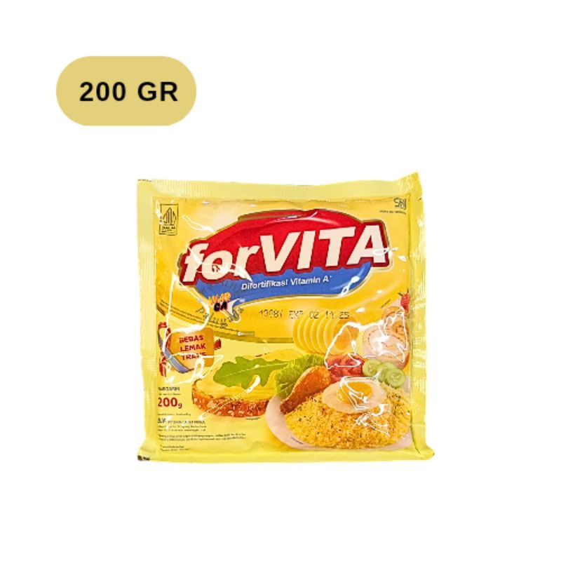

Forvita Margarine Mentega 200gr
