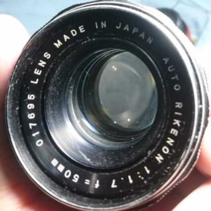 RIKENON 50MM F1.7 MANUAL MOUNT RING FLARE M42